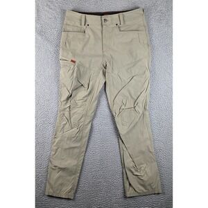 Brunt Pants Men 32x32 (34x32) Khaki Tan Costello Ripstop Trouser Chino Workwear
